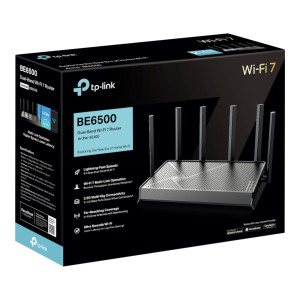 TP-LINK ARCHER BE400 ROUTER WIFI 7 DUAL BAND 6.5 GBPS / 2.5G WAN-LAN / 6 ANTENAS / EASYMESH