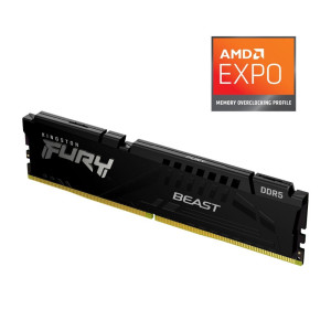 MEMORIA KINGSTON FURY BEAST EXPO AMD 16GB DDR5 6000MTS (KF560C30BBE-16)