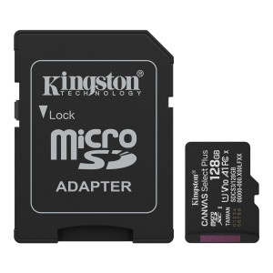 TARJETA DE MEMORIA MICRO SD KINGSTON CANVAS SELECT PLUS 128GB (SDCS3/128GB)