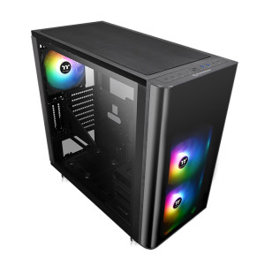 GABINETE THERMALTAKE VIEW 31 TEMPERED GLASS ARGB PLUS ED. C/3 VENTILADORES
