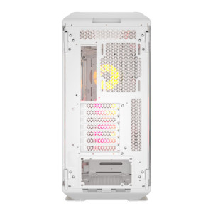 GABINETE CORSAIR ICUE LINK 5000T LX RGB WHITE C/ 3 VENTILADORES 