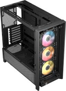 GABINETE CORSAIR FRAME 4000D RS ARGB BLACK C/ 3 VENTILADORES