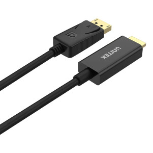 CABLE UNITEK DISPLAYPORT A HDMI (Y-6333C01) BK – 1.8MTS
