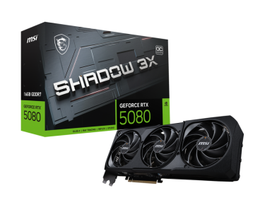 TARJETA DE VIDEO MSI GEFORCE RTX5080 16G SHADOW 3X OC
