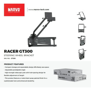 Cockpit Soporte Marvo GT300 Simulador Volante