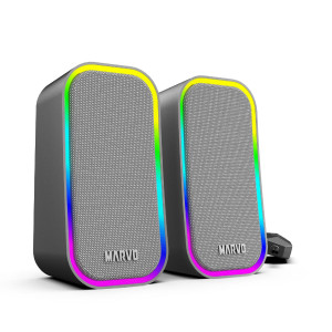 Parlante Marvo Sg-285 Grey Rgb