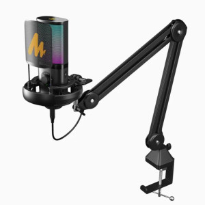 MICROFONO MAONO PM450S USB Y USB-C CON BRAZO ARTICULADO NEGRO