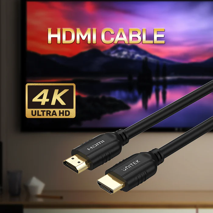 CABLE UNITEK HDMI 2.0 4K (C11079BK-1.5M) BLACK – 1.5MTS