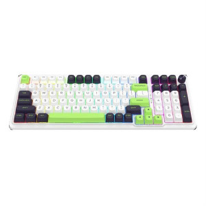 Teclado Redragon Eisa K686WBG RGB MAX EN white black green