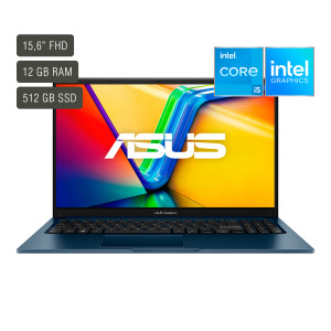 NOTEBOOK ASUS VIVOBOOK 15 X1504VA-NJ1612W I5 1334U / 12GB RAM / 512GB SSD / 15.6
