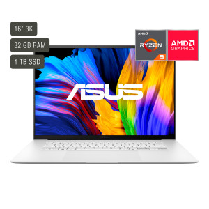 NOTEBOOK ASUS ZENBOOK S 16 OLED UM5606WA-RJ284W RYZEN 9 HX 370 / 32GB RAM / 1TB SSD / 16