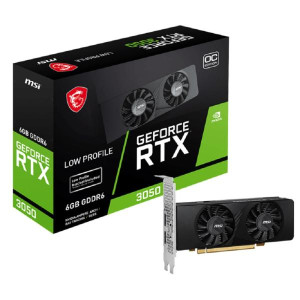 TARJETA DE VIDEO MSI GEFORCE RTX3050 LP 6G OC