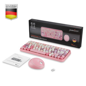 PERIXX PERIDUO-713PK-ES – COMBO INALÁMBRICO TECLADO Y MOUSE EN ESPAÑOL
