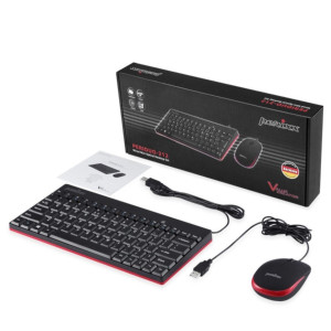 PERIXX PERIDUO-212ES – COMBO TECLADO MINI Y MOUSE MINI USB EN ESPAÑOL