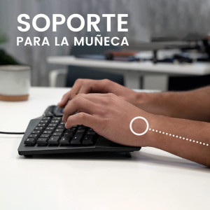 PERIXX PERIBOARD-335BL-ES – TECLADO ERGONÓMICO USB ESPAÑOL