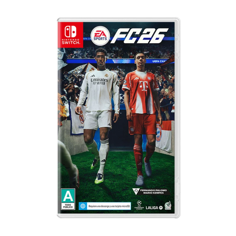 JUEG0 EA SPORTS FC 26 PARA NINTENDO SWITCH (FISICO)