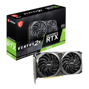 MSI GEFORCE RTX 3060 VENTUS 2X 12GB OC TARJETA GRÁFICA GDDR6 PCI EXPRESS 4.0