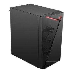 MSI MAG SHIELD M301 GABINETE GAMER MICRO ATX CON VIDRIO TEMPLADO Y VENTILADOR 120MM