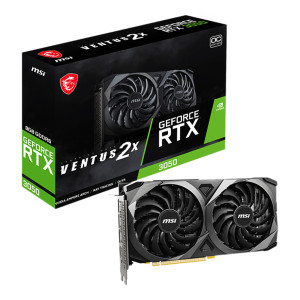 MSI GEFORCE RTX 3050 VENTUS 2X XS 8GB OC TARJETA GRÁFICA GDDR6 PCI EXPRESS 4.0