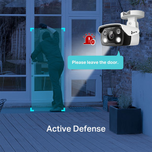 Cámara Seguridad Ext TP-LINK Vigi C340 Color Ip67 Día Noche 2K 4mp