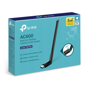 Adaptador de Red Tp-Link Usb Archer T2u Plus Dual Band Ac600