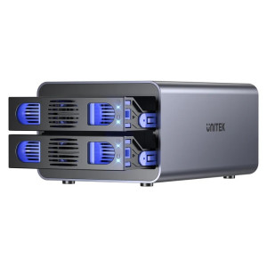 Gabinete Externo Dual Unitek USB 3.0 para 2 discos con RAID