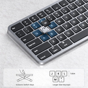 Combo Mouse y Teclado Retroiluminado Bluetooth ProtoArc Km100-a