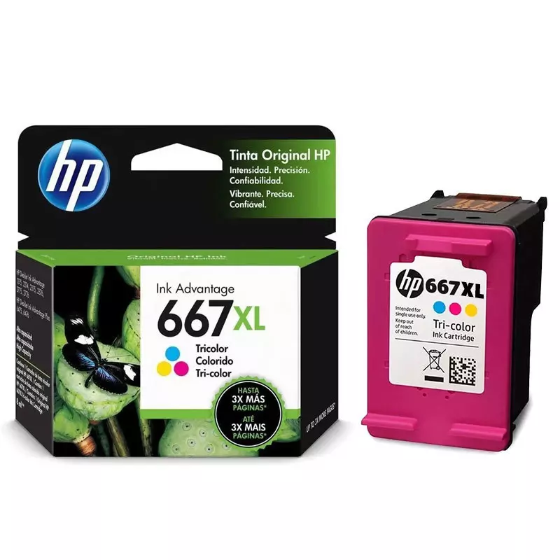 CARTUCHO HP TRICOLOR  667XL 3YM80AL