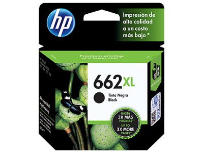 CARTUCHO HP 662XL NEGRO ORIGINAL