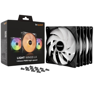 Fan be quiet! Light Wings LX 140mm PWM HS x 3