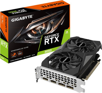 TARJETA GRAFICA GIGABYTE GEFORCE RTX 3050 WINDFORCE OC V2 6G