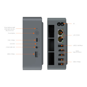 Mini Pc Beelink Eqr5 Ryzen 5 16gb 500gb Win11 Pro