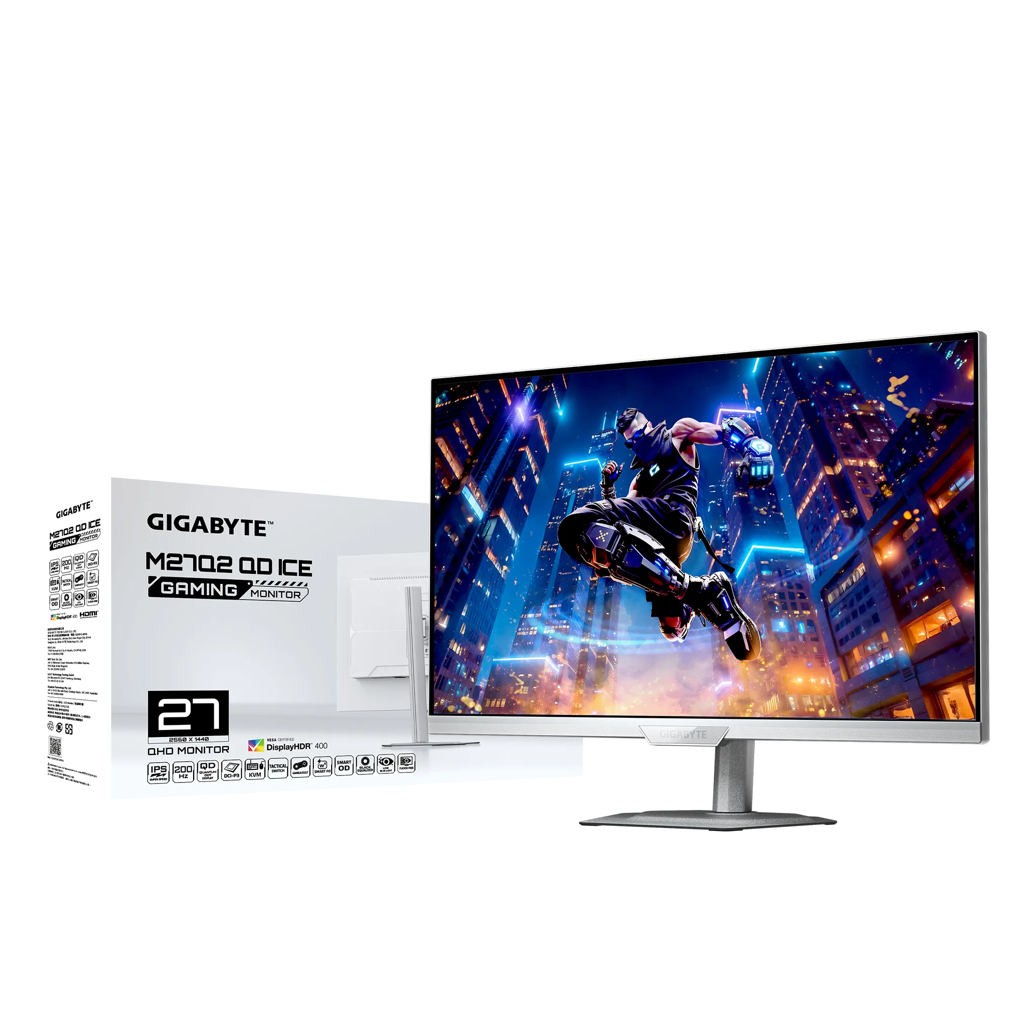 MONITOR 27 GAMING GIGABYTE M27Q2 QD ICE IPS 200HZ