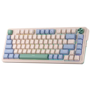Teclado Redragon UCAL PRO K673CPG RGB PRO SP Cream Purple Green