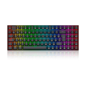 Teclados Redragon Ziggs Black red switch 94 keys Spanish LA K669-RGB-SP