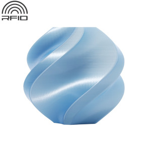 Filamento Bambu Lab PLA Silk celeste