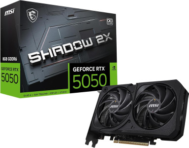 TARJETA DE VIDEO MSI GAMING RTX 5050 8G SHADOW 2X OC