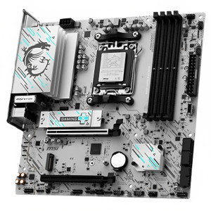TARJETA MADRE MSI PRO B840M GAMING WIFI6E AM5 MICRO ATX DDR5 911-7E76-001 NEGRO/BLANCO
