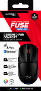 MOUSE HYPERX PULSEFIRE FUSE INALAMBRICO (A1KY6AA) - BLACK