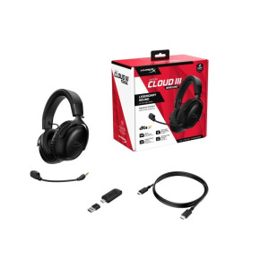 AURICULARES HYPERX CLOUD III INALAMBRICO (77Z45AA) - BLACK