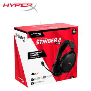 AURICULARES HYPERX  CLOUD STINGER 2 CABLEADO (683L9AA) - BLACK