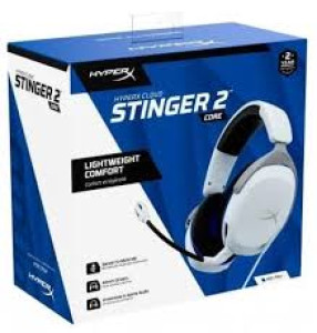 AURICULARES HYPERX CLOUD STINGER 2 CORE P/PS5 CABLEADO (6H9B5AA) - WHITE 