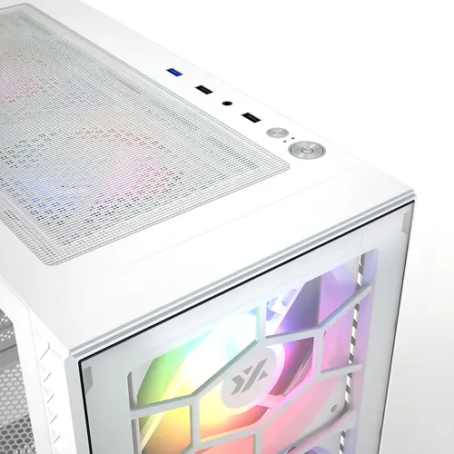 PC GAMER AMD RYZEN 5 8400F GIGABYTE B650M H 16GB DDR5 5600 1TB NVME 4.0 RTX 5050 8GB XYZ AIRONE 100 BLANCO GIGA 650W 80 PLUS WHITE