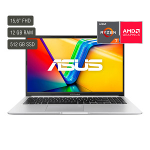 Notebook Asus Vivobook 15,6'' Ryzen 7 12gb 512gb Win11