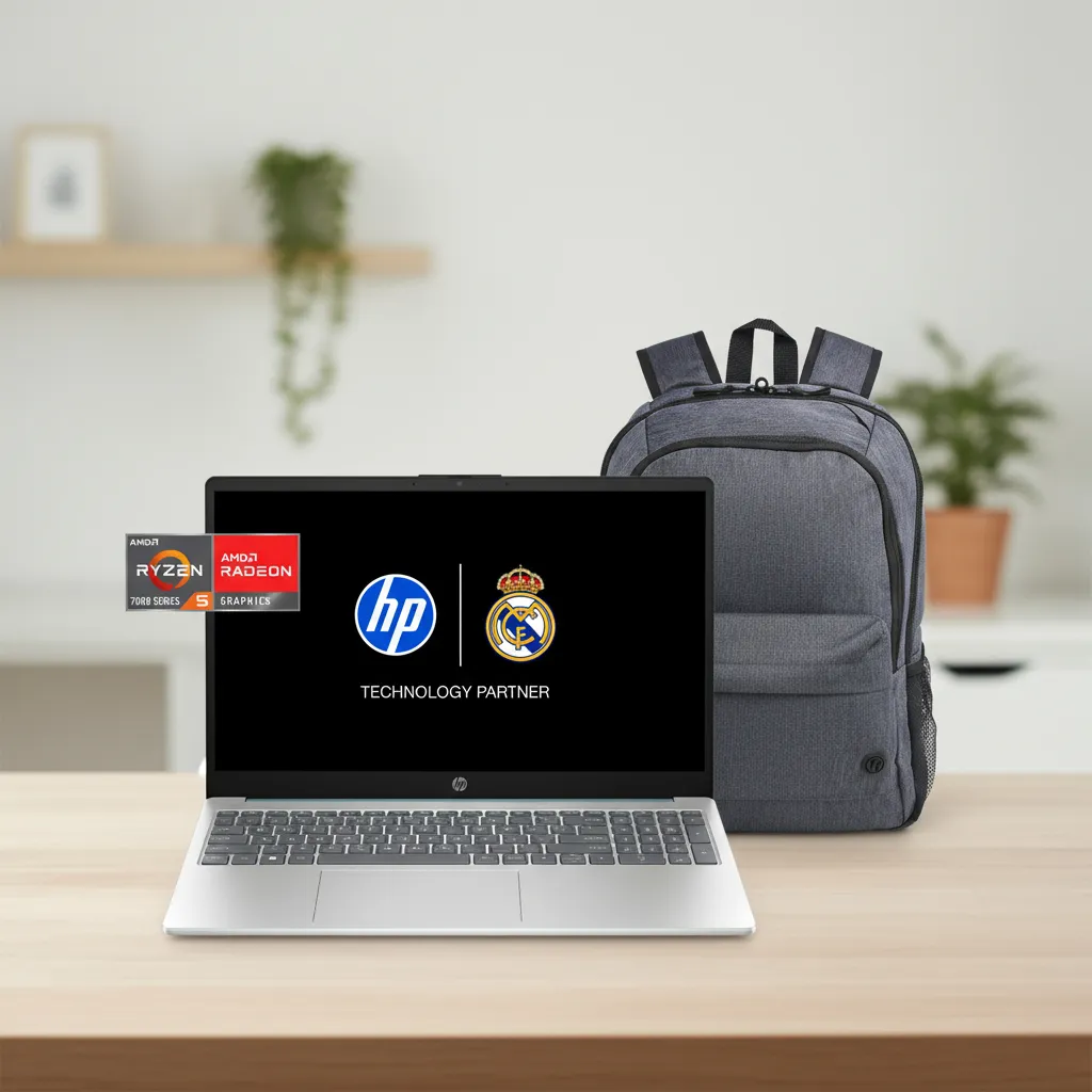 NOTEBOOK HP 15-FC0251LA R5-7520U 8GB 512GB 156 FHD W11HSL (B9TP2LAAC8) MOCHILA HP