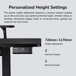 Escritorio Eléctrico Cougar E-star 120 White