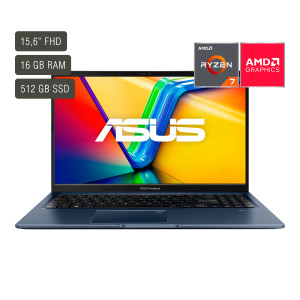 Notebook Asus Vivobook 15,6'' Ryzen 7 16gb 512gb