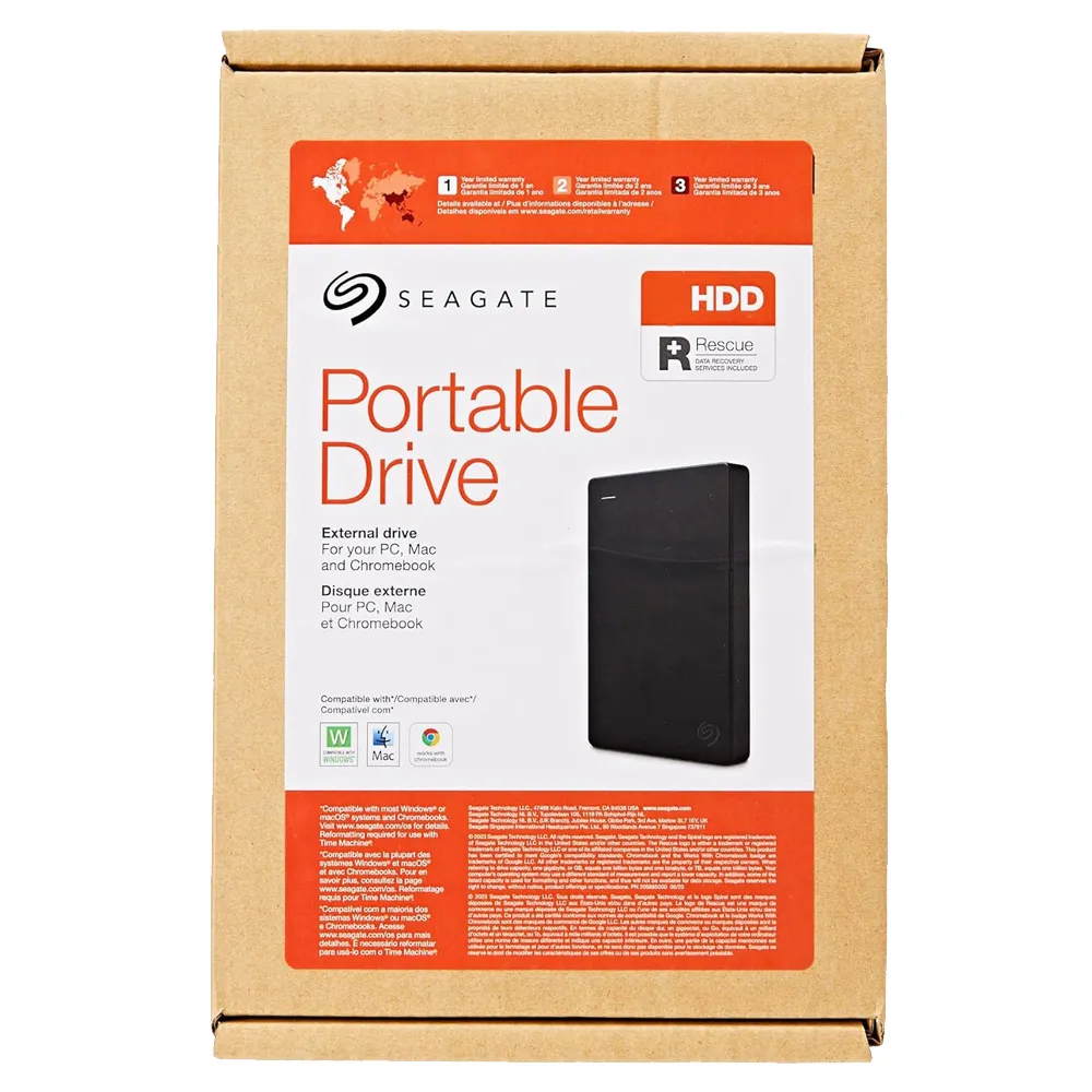 DISCO DURO EXTERNO SEAGATE PORTABLE DRIVE - 5TB (STGX5000400)