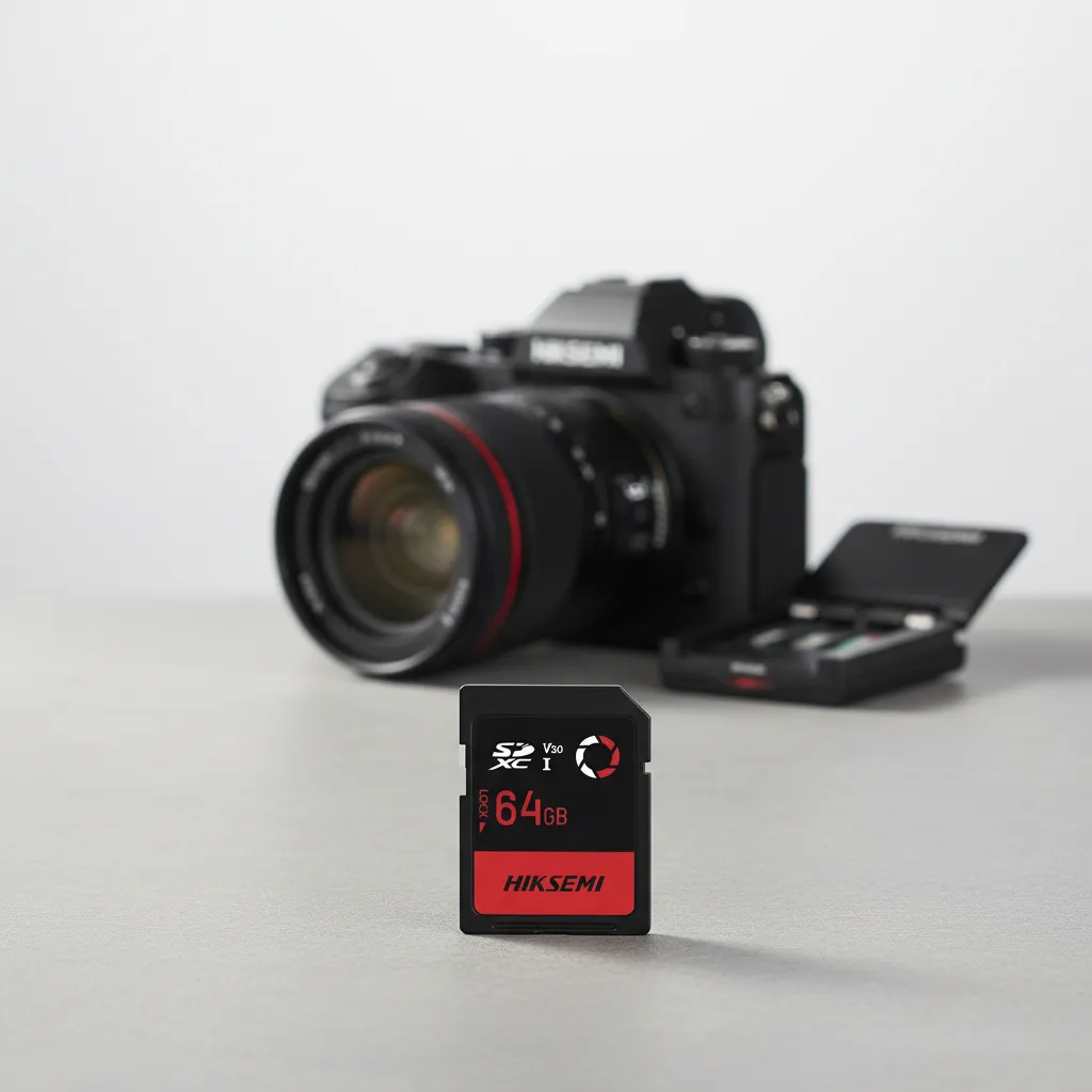 TARJETA DE MEMORIA SD HIKSEMI CAPTURE 64GB P/ CAMARA FOTOGRAFICA (HS-SD-E30 64G)