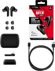 AURICULARES HYPERX CLOUD MIX BUDS 2 INALAMBRICO (7D0A4AA)